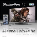 DisplayPort™ 1.4 HBR3 8K 28AWG Cable M/M 3m /9.84ft