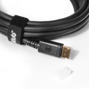 DisplayPort™ 1.4 HBR3 8K Cable M/M 4m /15Gbps2ft Black