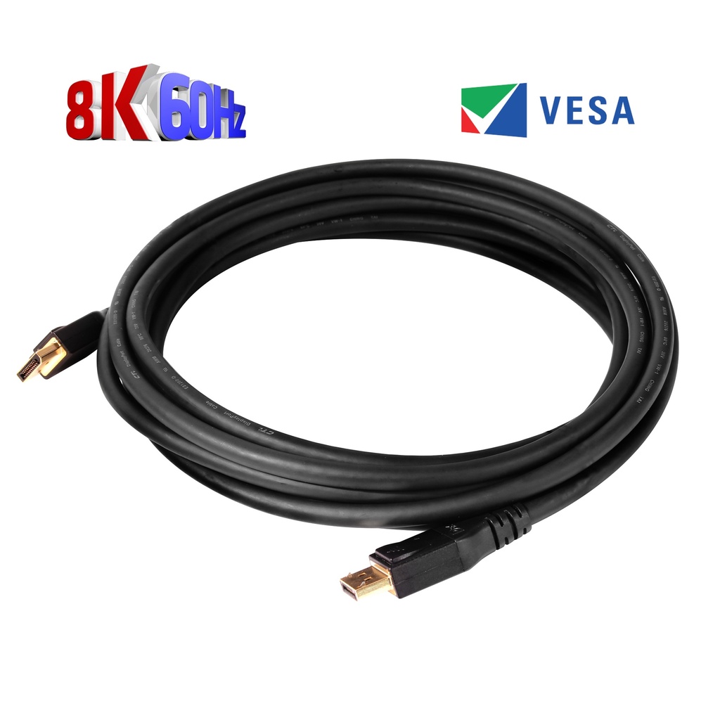 DisplayPort™ 1.4 HBR3 8K Cable M/M 5m /16.40ft