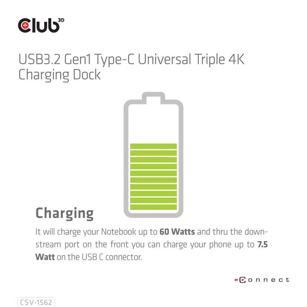 USB-C®5Gbps Universal Triple 4K Charging Dock