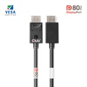 DisplayPort™ 2.1  VESA DP™80 Certified Cable 4K240Hz, 8K60Hz or 10K60Hz M/M 1.2m/3.94ft