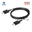 DisplayPort™ 2.1  VESA DP™80 Certified Cable 4K240Hz, 8K60Hz or 10K60Hz M/M 1.2m/3.94ft