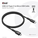 USB-C® 480Mbps to Micro USB Cable M/M 1m /3.28ft