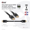 Ultra High Speed HDMI™ 4K120Hz, 8K60Hz Cable 48Gbps M/M 3 m/ 9.84ft