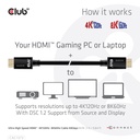 Ultra High Speed HDMI™ 4K120Hz, 8K60Hz Cable 48Gbps M/M 3 m/ 9.84ft
