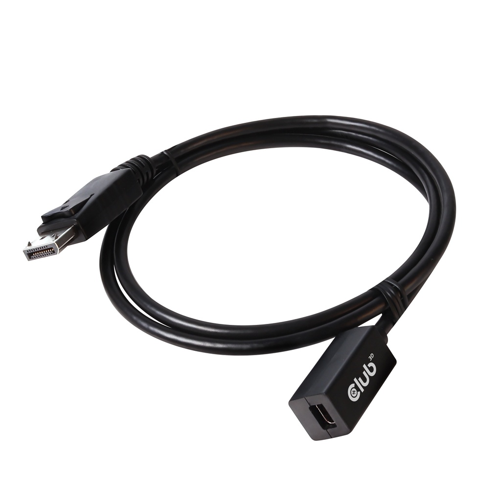 Mini DisplayPort™ 1.4 to DisplayPort™ Extension Cable 8K60Hz DSC 1.2 HBR3 HDR Bidirectional F/M 1m/3.28ft