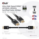 Ultra High Speed HDMI™ 4K120Hz, 8K60Hz Certified Cable 48Gbps M/M 1.5 m/4.92 ft 