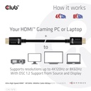 Ultra High Speed HDMI™ 4K120Hz, 8K60Hz Certified Cable 48Gbps M/M 1.5 m/4.92 ft 