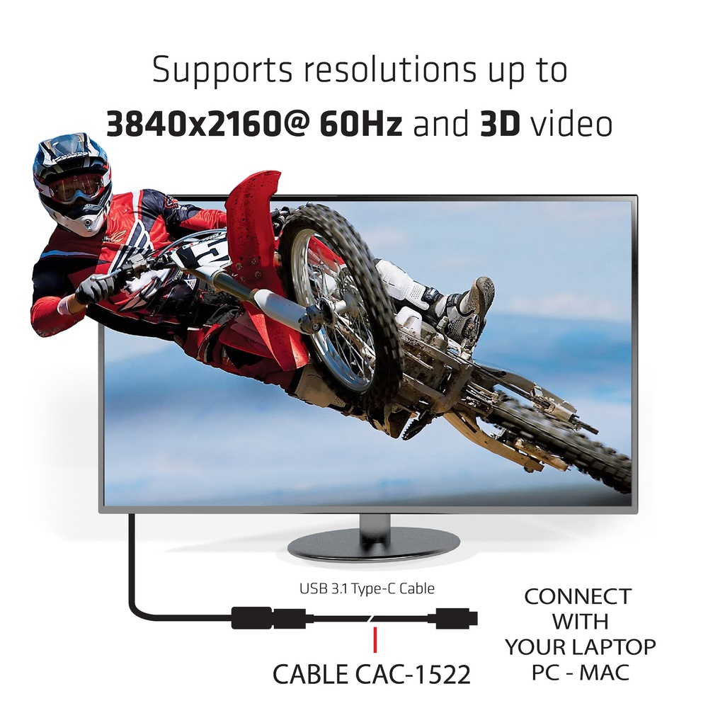 USB-C® 5Gbps Active Cable 4K60Hz 10Gbps PD 100W M/M 1 m/ 3.28 ft