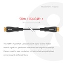 HDMI™ Hybrid AOC Cable 8K60Hz/4K120Hz 50m / 164.04ft