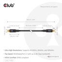 MiniDisplayPort™ to MiniDisplayPort™ DP™80 Bidirectional Vesa Certified Cable 1m/ 3.28 ft