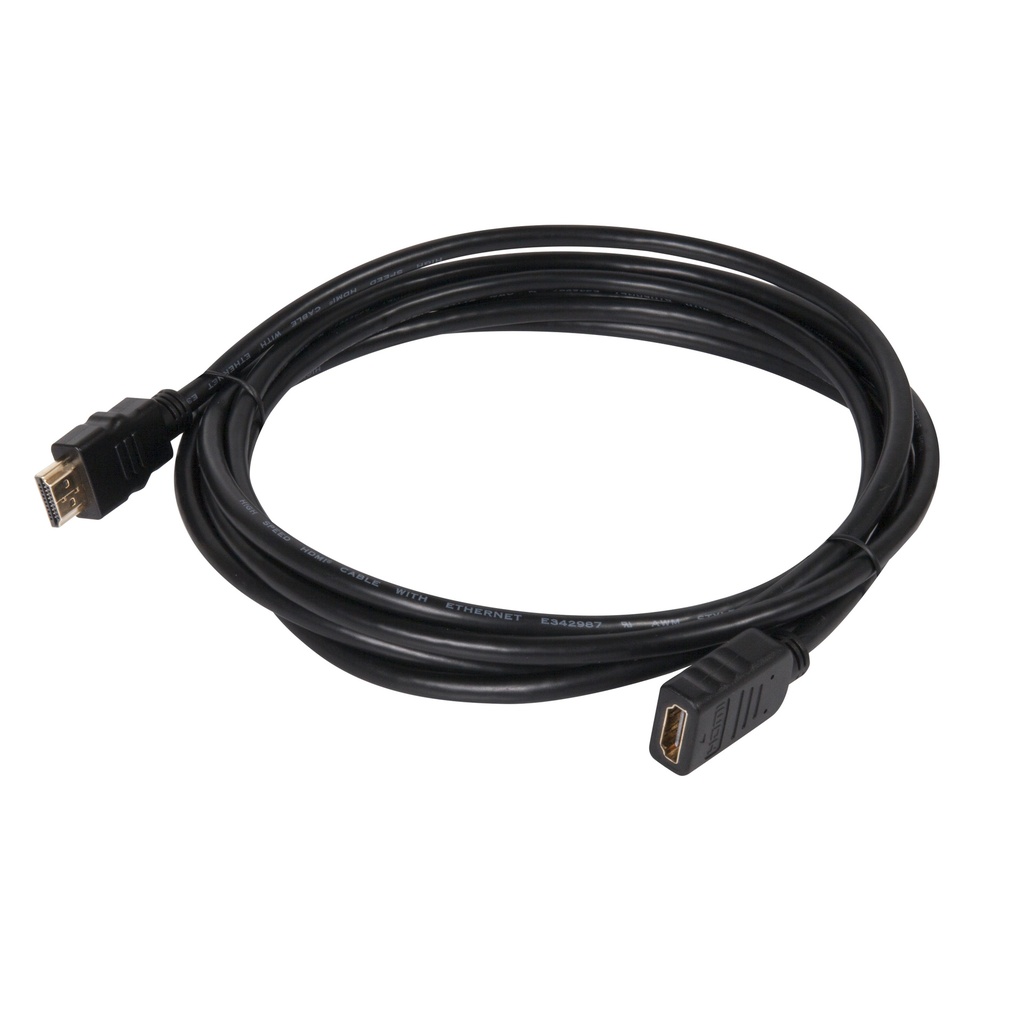 High Speed HDMI™ 2.0 UHD Extension Cable M/F 3m/9.84ft 