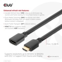 Ultra High Speed HDMI™ Extension Cable 4K120Hz 8K60Hz 48Gbps M/F 1 m / 3.28 ft 30AWG