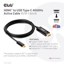 HDMI™ to USB -C® 4K60Hz Active Cable M/M 1.8m/6 ft