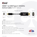 HDMI™ to USB -C® 4K60Hz Active Cable M/M 1.8m/6 ft