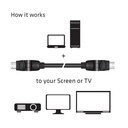 HDMI™ 2.0 4K60Hz UHD 360 Degree Rotary cable 2m/6.56ft 