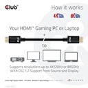 Ultra High Speed HDMI™ 4K120Hz, 8K60Hz Certified Cable 48Gbps M/M 2 m / 6.56 ft 