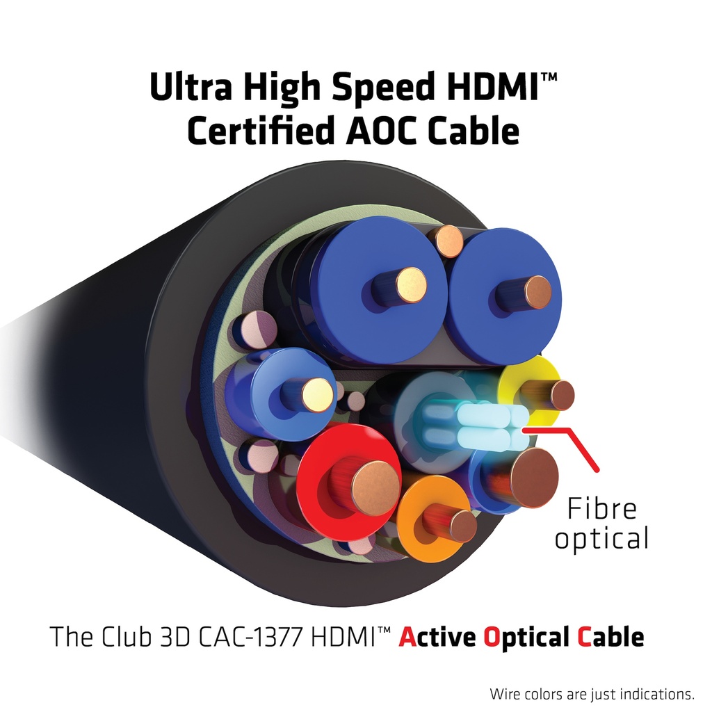Ultra High Speed HDMI™ Certified AOC Cable 4K120Hz/8K60Hz Unidirectional M/M 15m/49.21ft