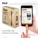 Ultra High Speed HDMI™ Certified Cable 4K120Hz 8K60Hz 48Gbps M/M 7,5m/24.61ft