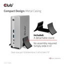 USB-C®10Gbps  Triple Display DP 1.4 Alt mode Smart PD Charging Dock with 120 Watt PSU