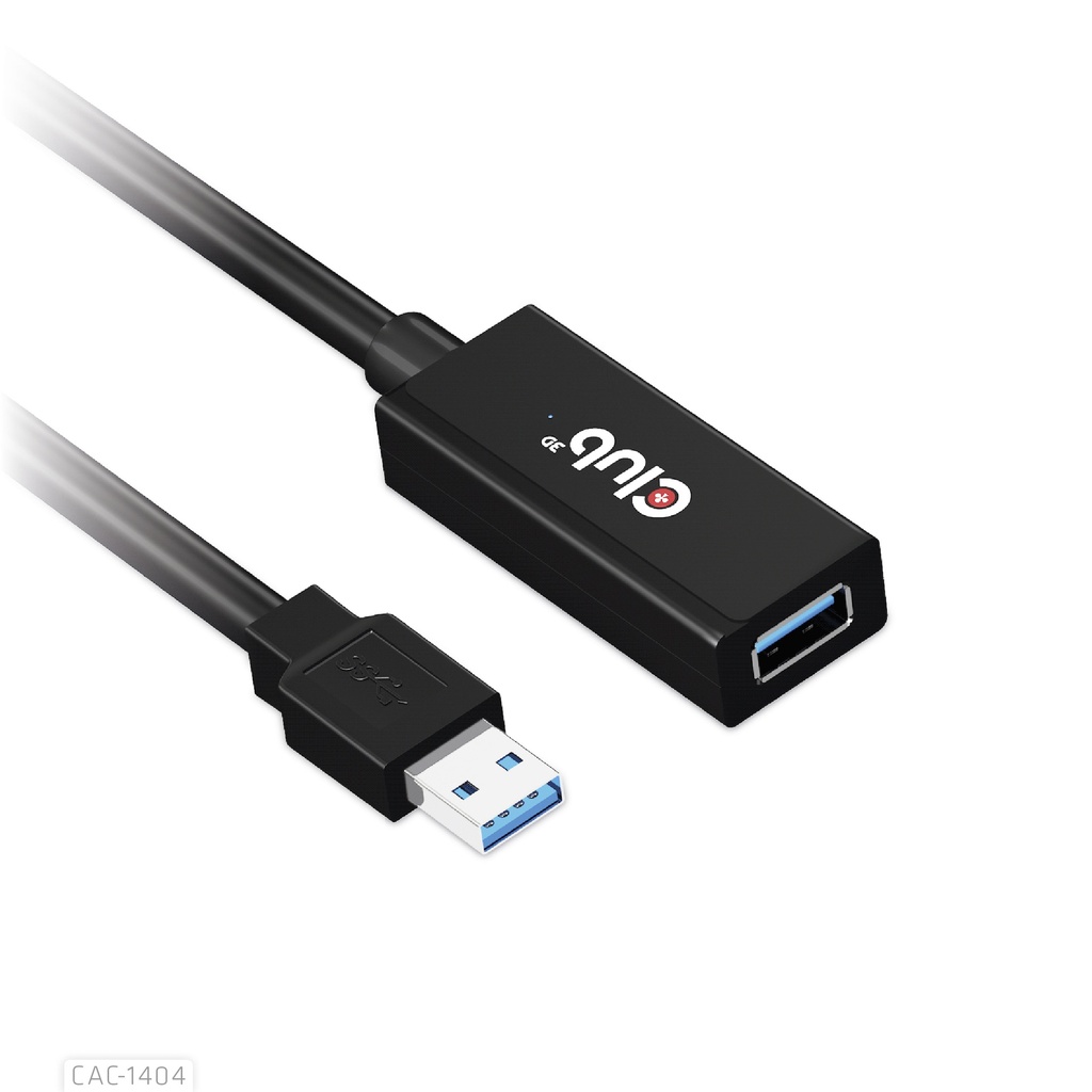 USB-A 5Gbps Active Repeater Cable 5m/ 16.4 ft M/F 28AWG