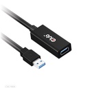USB-A 5Gbps Active Repeater Cable 5m/ 16.4 ft M/F 28AWG