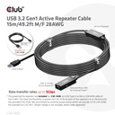USB-A 5Gbps Active Repeater Cable 15m/ 49.2 ft M/F 28AWG