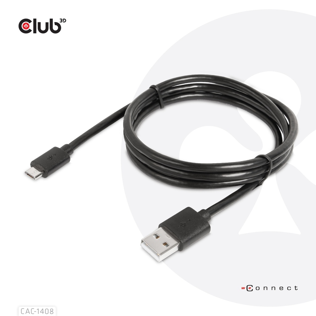 USB-A 480Mbps to Micro USB Cable M/M 1m /3.28ft