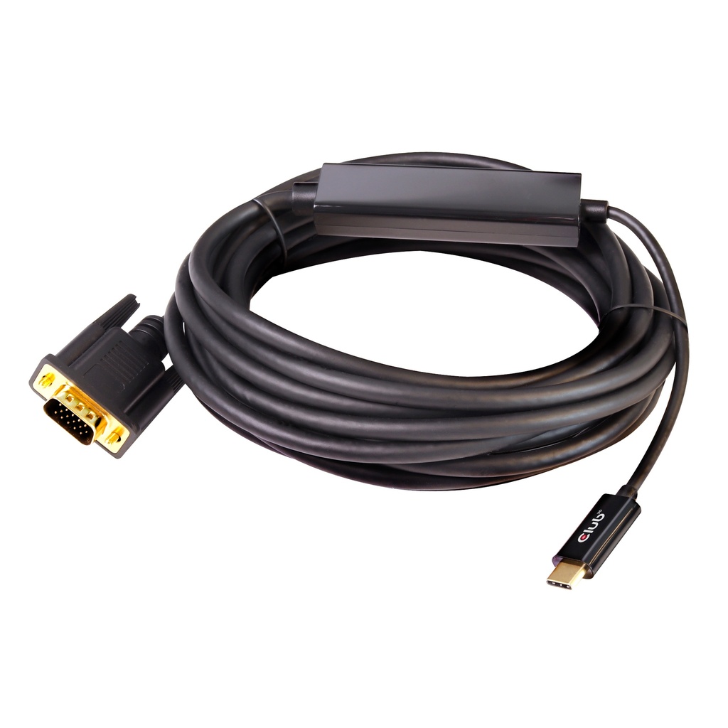 USB-C® to VGA Active Cable M/M 5m/16.40ft