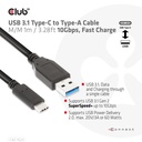 USB-C® to -A Cable 10Gbps PD 60W M/M 1m/3.28ft