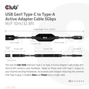 USB-C® to -A Active Adapter Cable 5Gbps M/F 10m/32.8ft 