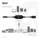 USB-C® to -A Active Adapter Cable 5Gbps M/F 10m/32.8ft 