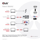 USB-C® 40Gbps USB-IF Certified Cable 8K60Hz 100W PowerDelivery M/M 0.8m / 2.62ft