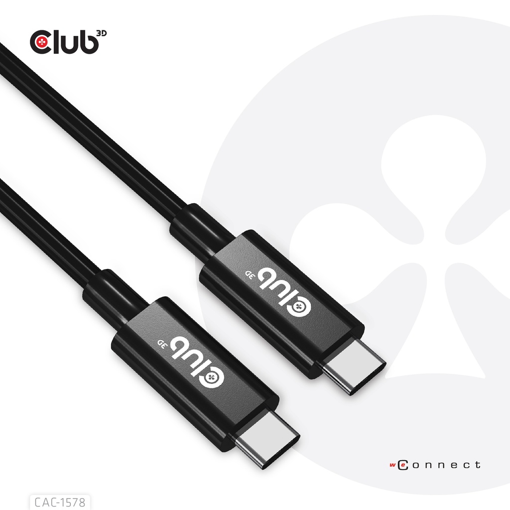 USB-C® 40Gbps USB-IF Certified Cable 8K60Hz, PD 240W(48V/5A) EPR M/M 2m / 6.56ft