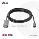 USB-C® to HDMI™ 4K120Hz 8K60Hz HDR10 with DSC1.2 Active Cable M/M 3m / 9.84ft