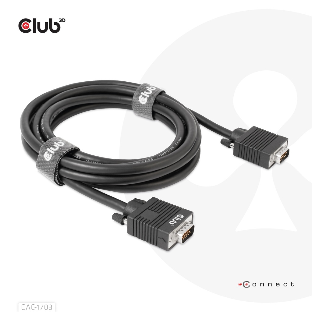 VGA Cable Bidirectional M/M 3m/9.84ft 28AWG