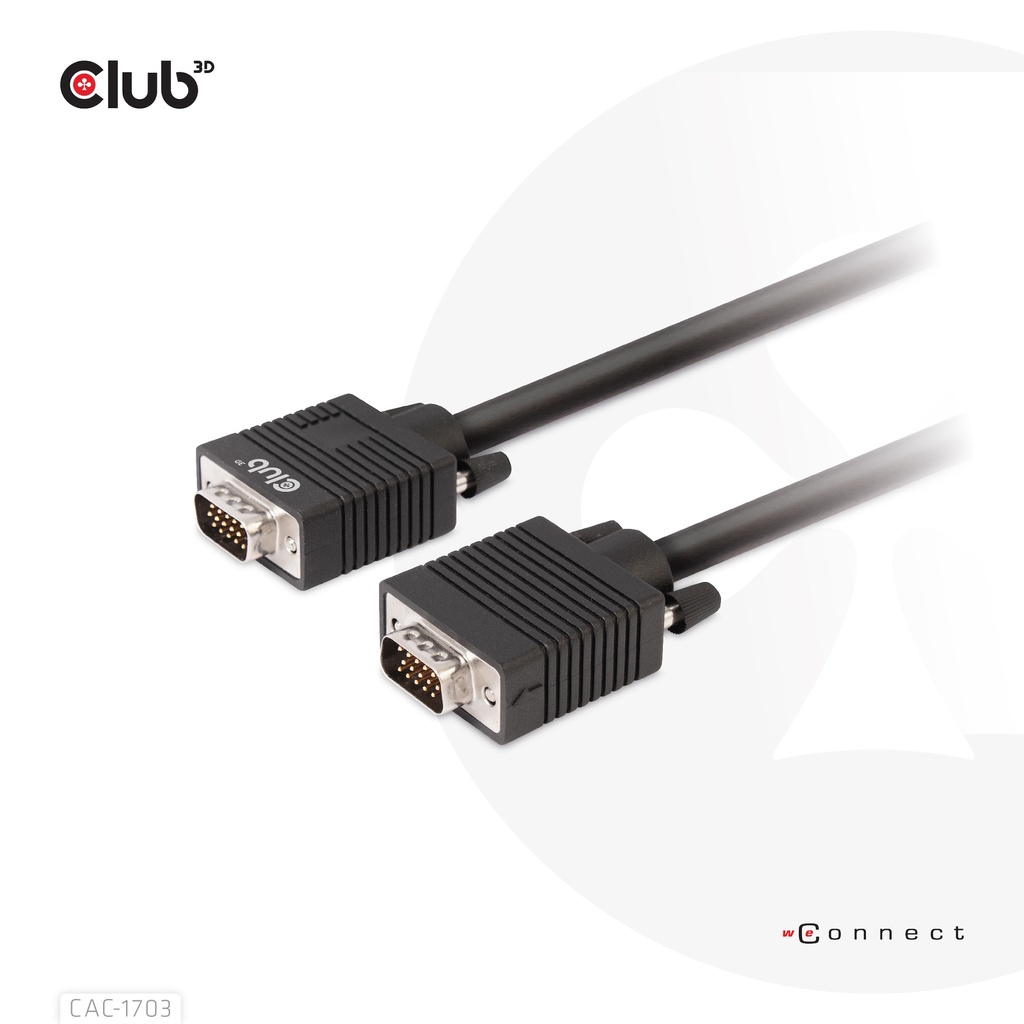 VGA Cable Bidirectional M/M 3m/9.84ft 28AWG