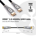 HDMI™ 2.0 4K60Hz UHD cable 5m/16.40ft