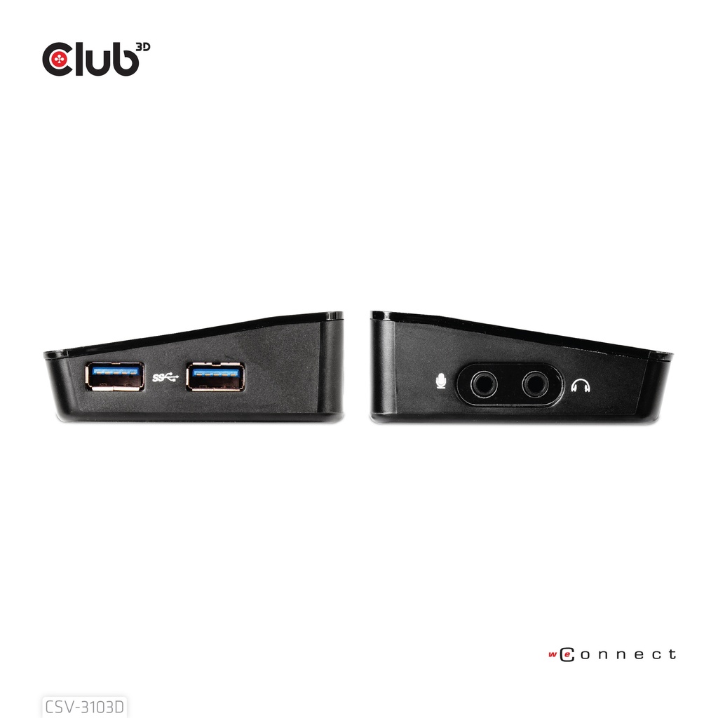 USB-A 5Gbps UHD 4K Docking Station DisplayLink® Certified