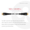 CAC-1394 Ultra High Speed AOC Cable 4K120Hz/8K60Hz Unidirectional M/M 100m