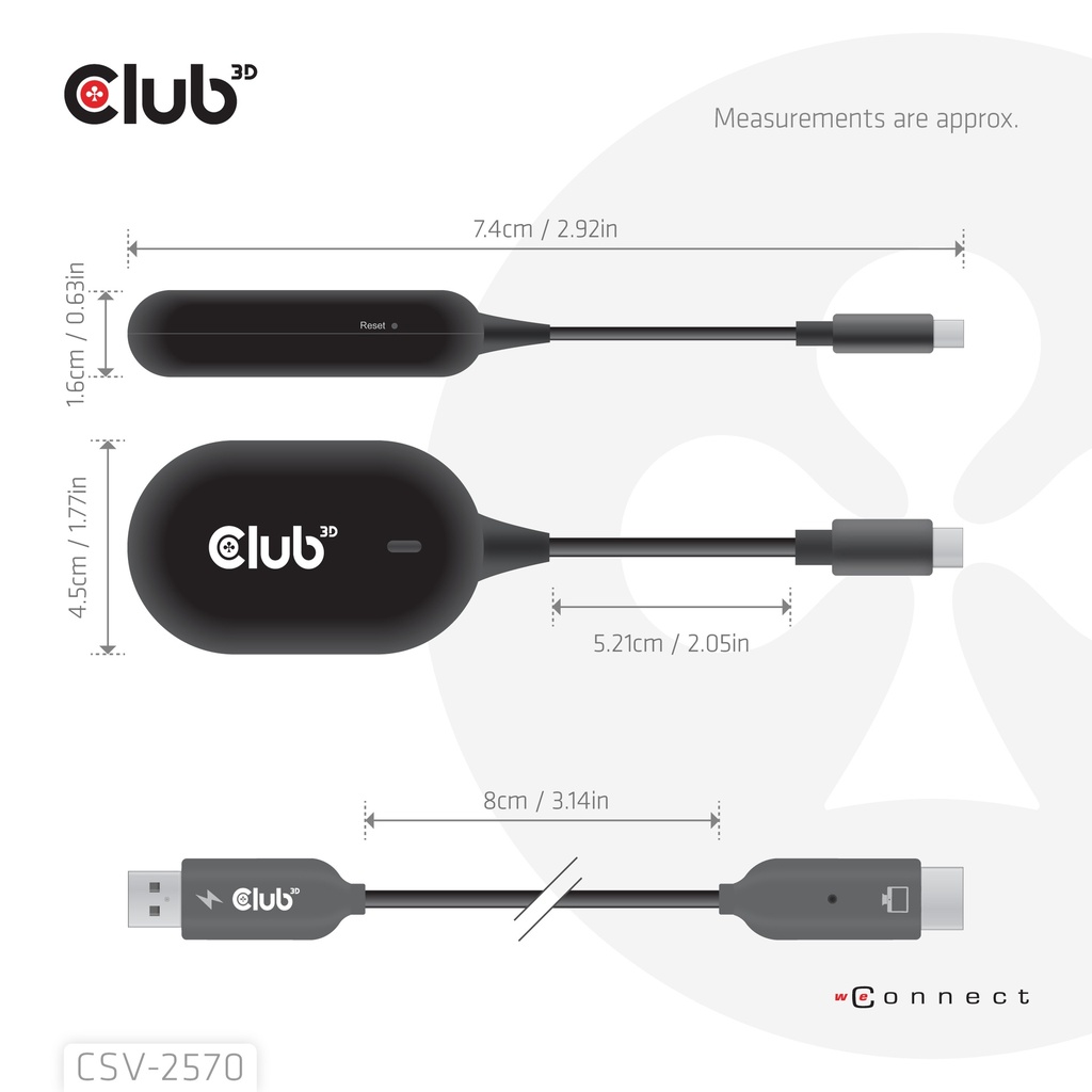Wireless USB-C® to HDMI™