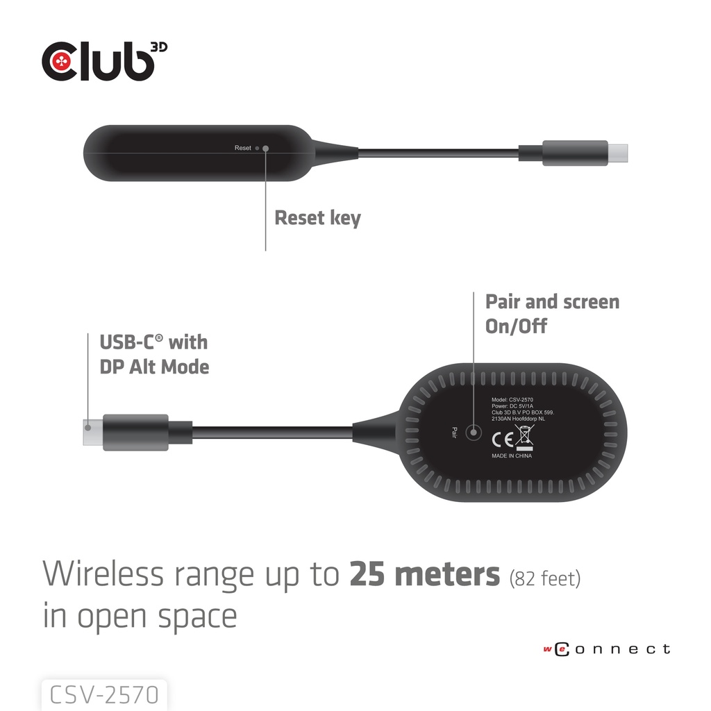 Wireless USB-C® to HDMI™