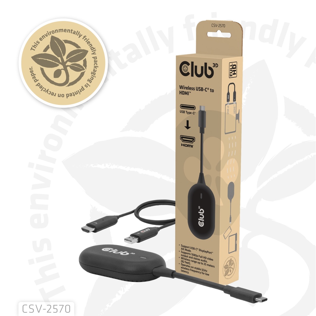 Wireless USB-C® to HDMI™