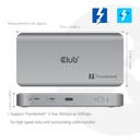 CSV-2563 5-1 Thunderbolt™ 5 Hub Triple video 5K60Hz Thunderbolt™ Share Certifi ed 180W