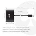 CSV-7400 DisplayPort™ Quad Displayport MST 8K 30Hz Hub
