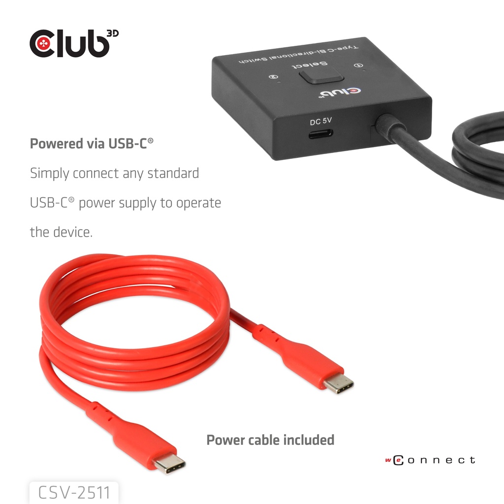 USB-C® Bi-Directional Video + Data + PD Switch