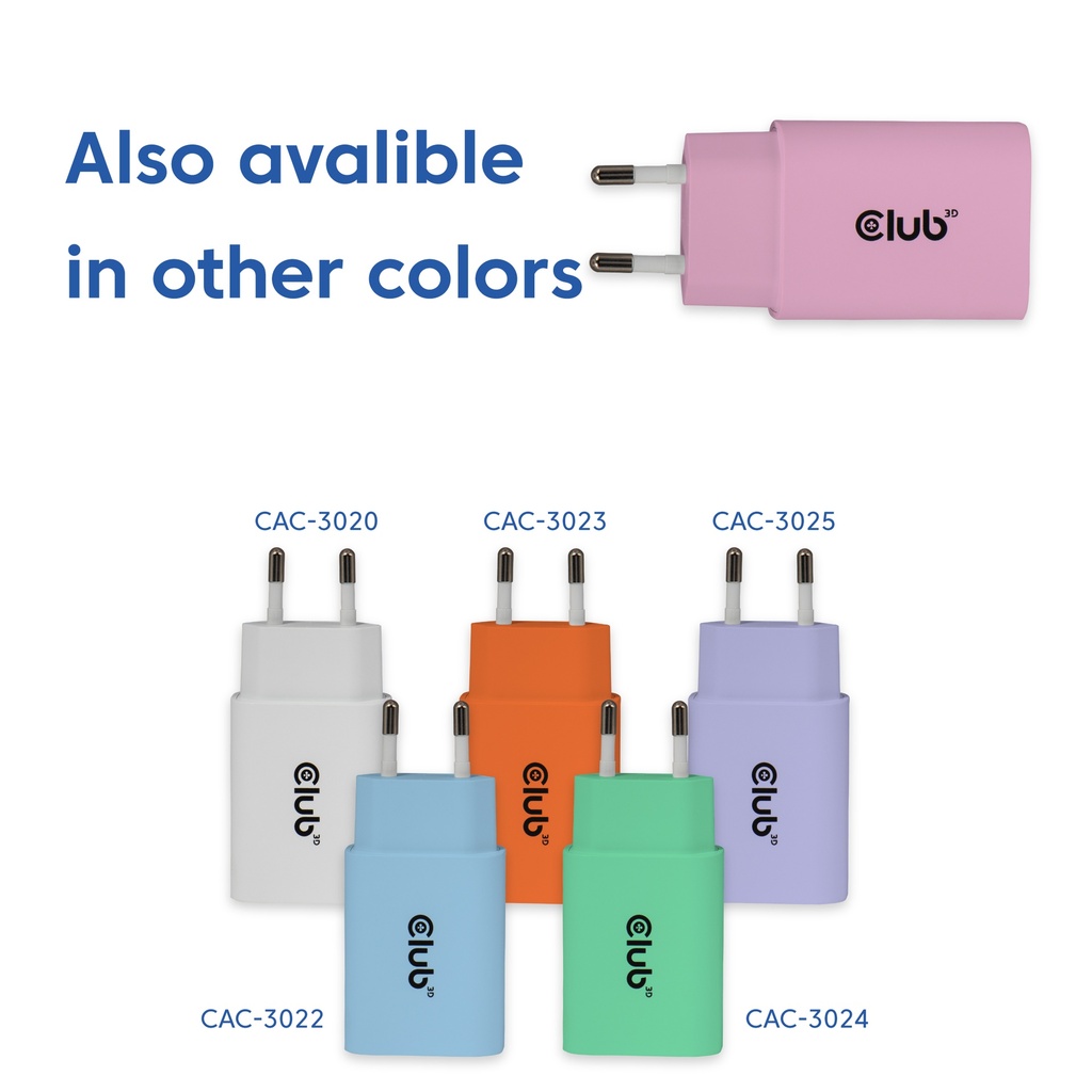 2-Pack USB C Charger 30 Watt Pink