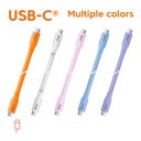 USB4 Gen2x2 Type-C Bi-Directional Baby pink 4K60Hz, Data 20Gbps, PD 240W(48V/5A) EPR M/M 2m/6.56ft