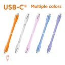 USB4 Gen2x2 Type-C Bi-Directional Baby Blue  4K60Hz, Data 20Gbps, PD 240W(48V/5A) EPR M/M 2m/6.56ft