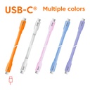 USB4 Gen2x2 Type-C Bi-Directional Purple 4K60Hz, Data 20Gbps, PD 240W(48V/5A) EPR M/M 2m/6.56ft
